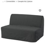 Canapés lit 2 places+ matelas+ housse neuve jamais utilisée, Maison & Meubles, Enlèvement, 100 cm