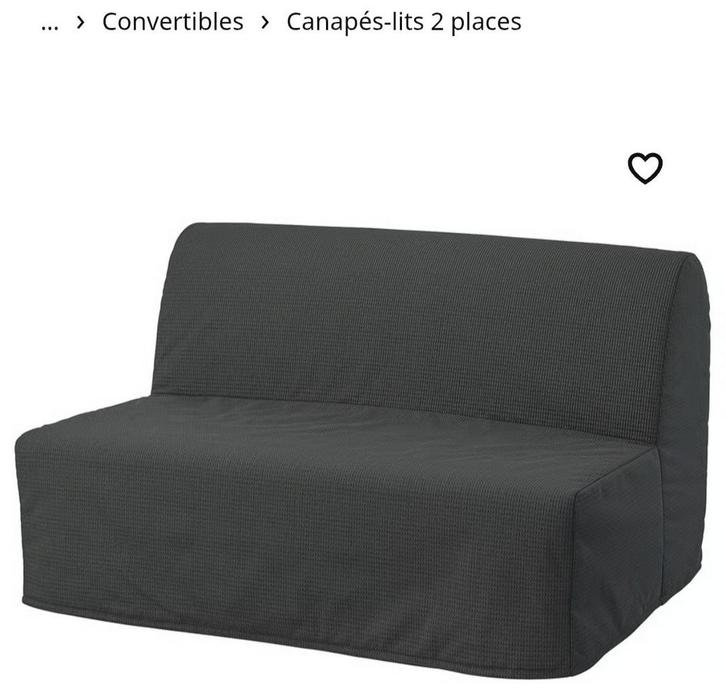 Canapés lit 2 places+ matelas+ housse neuve jamais utilisée, Maison & Meubles, Chambre à coucher | Canapés-lits, 100 cm, Enlèvement