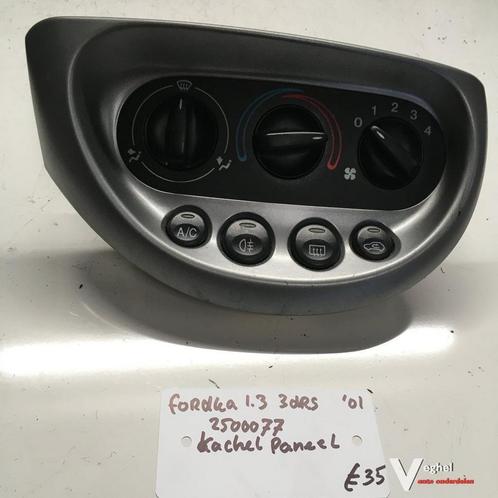 Ford Ka 2001 wagennr 2500077  Kachelbedieningspaneel (airco), Auto-onderdelen, Dashboard en Schakelaars, Gebruikt, Ophalen of Verzenden