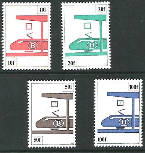 1982 Strafportzegels OBP TR455/8**, Postzegels en Munten, Postzegels | Europa | België, Postfris, Orginele gom, Overig, Zonder stempel