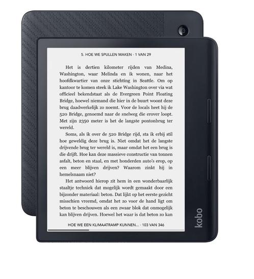 Kobo Sage plus sleep cover, Computers en Software, E-readers, Nieuw, 8 inch, 16 GB of meer, Bluetooth, Touchscreen, Waterbestendig