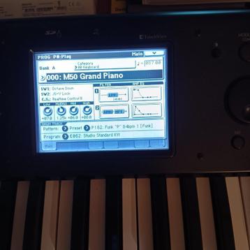 Synthétiseur Korg M50 Music Work Station 61 et Behringer K90, Enlèvement ou Envoi, Comme neuf, Ampli clavier