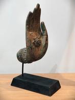 Main de protection thaïlandaise antique en bronze, montée su, Enlèvement ou Envoi