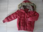 Manteau d'hiver rouge foncé taille 140 fille, Fille, Utilisé, Enlèvement ou Envoi, Manteau