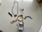 Lot juweeltjes, Handtassen en Accessoires, Ringen, Ophalen of Verzenden, Zo goed als nieuw, Zwart, Goud