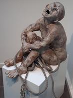 "Happy to be free " - Gui Keunen, Antiek en Kunst, Kunst | Beelden en Houtsnijwerken, Ophalen