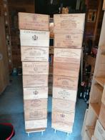 Caisse à vin 9+1 gratis caisses 12bt en bois vide 10€ pièce, Utilisé, Enlèvement ou Envoi