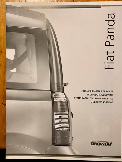 Fiat PANDA - Brochure de voiture unique 2003, Livres, Autos | Brochures & Magazines, Comme neuf, Envoi