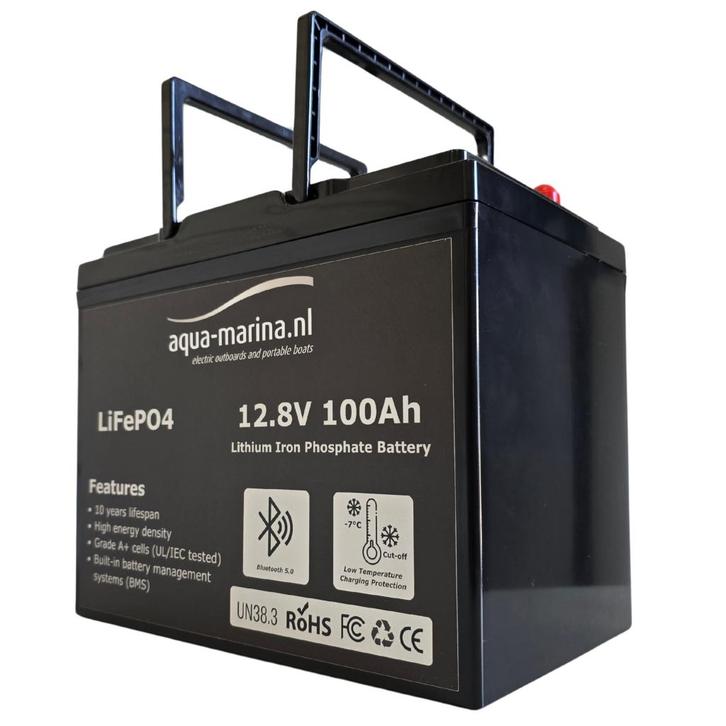 Lithium LiFePO4 Accu 12 Volt 100Ah Bluetooth | Lichtgewicht, Auto-onderdelen, Accu's en Toebehoren, Nieuw, Ophalen of Verzenden