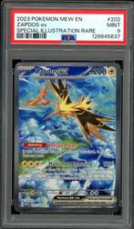 Zapdos ex [SIR] PSA 9 - 202/165 - 151 2023, Hobby en Vrije tijd, Ophalen of Verzenden, Zo goed als nieuw, Losse kaart