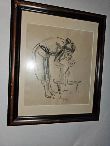 Jan Wolkers origineel werk en klaar voor aan de muur  Ingeli beschikbaar voor biedingen