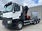 Renault C430 tridem kraan en containersysteem, Automaat, Stof, Euro 6, Renault