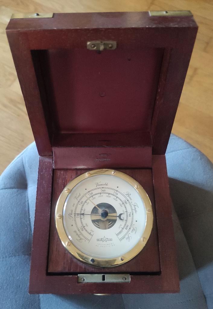 Baromètre anéroïde, TV, Hi-fi & Vidéo, Stations météorologiques & Baromètres, Comme neuf, Baromètre, Enlèvement