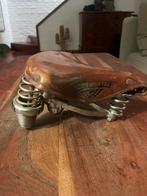 Lederen Fietszadel Continental, Ophalen, Gebruikt, Oldtimer, Zadel