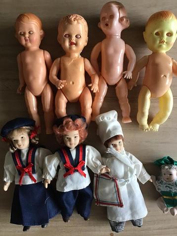 Opruiming lot oude vintage popjes uit inboedel beschikbaar voor biedingen