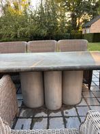 Tuintafel in bauwe steen te koop, Tuin en Terras, Ophalen, Gebruikt