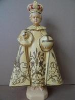 Antiek Jezusbeeld antiek beeld Kindje Jezus van Praag 32cm, Antiek en Kunst, Ophalen of Verzenden
