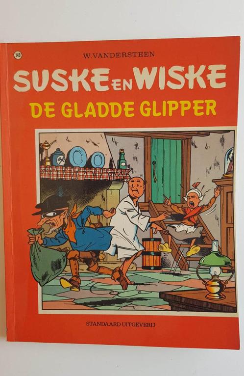 N 149 - De gladde Glipper (eerste druk uit 01/06/1974), Boeken, Stripverhalen, Zo goed als nieuw, Eén stripboek, Ophalen of Verzenden