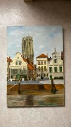 Mechelen olieverf schilderij, Antiek en Kunst, Kunst | Schilderijen | Klassiek, Ophalen of Verzenden