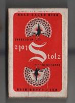 Meiresonne kaarten STOLZ 32 kaarten + joker gouden rand, Verzamelen, Biermerken, Ophalen of Verzenden, Nieuw