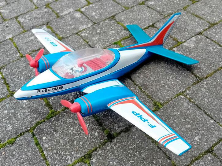 Blikken vliegtuig Joustra made in France, Antiek en Kunst, Antiek | Speelgoed, Ophalen of Verzenden