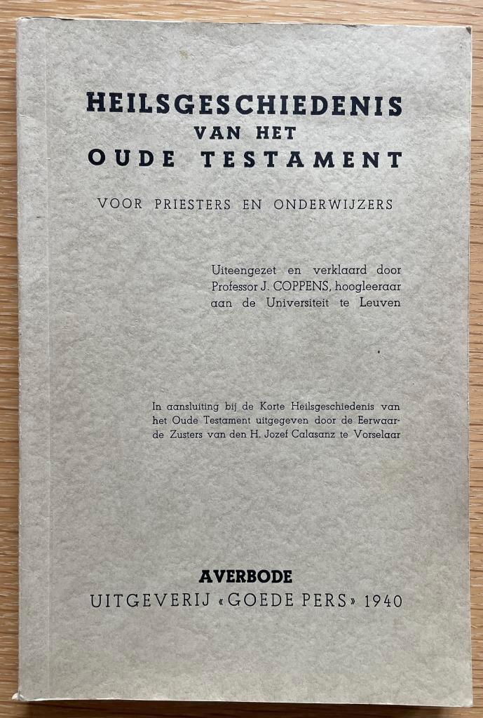 Heilsgeschiedenis van het Oude Testament, Livres, Religion & Théologie, Enlèvement ou Envoi