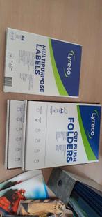 Pakket papierwaren en plastic mapjes, Diversen, Ophalen, Zo goed als nieuw