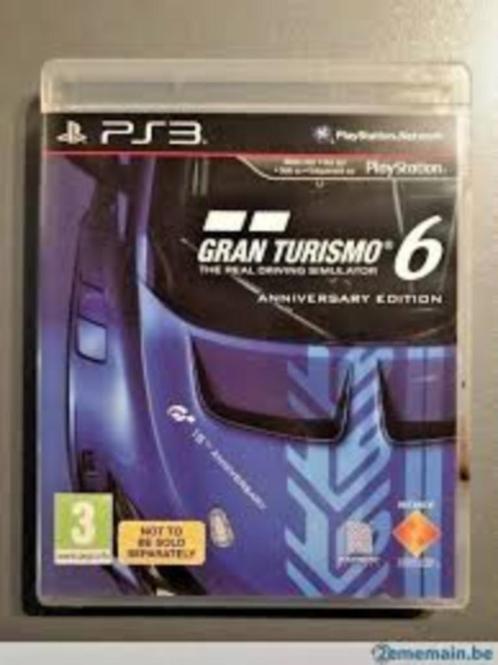 Gran Turismo 6 : Anniversary Edition (PS3)., Consoles de jeu & Jeux vidéo, Jeux | Sony PlayStation 3, Comme neuf, Simulation, 2 joueurs