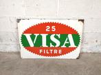 Groot emaille bord Visa sigaretten, Verzamelen, Merken en Reclamevoorwerpen, Ophalen, ., ., .