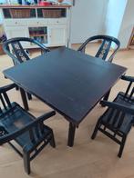 Magnifique table de thé chinoise et ses 4 chaises, Antiquités & Art, Antiquités | Meubles | Tables, Enlèvement