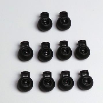 4552) 10 Koordstopper zwart