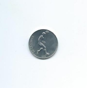 Congo, Democr. Republ., 50 Centimes 2002, Soccer player., Enlèvement ou Envoi, Autres pays, Monnaie en vrac