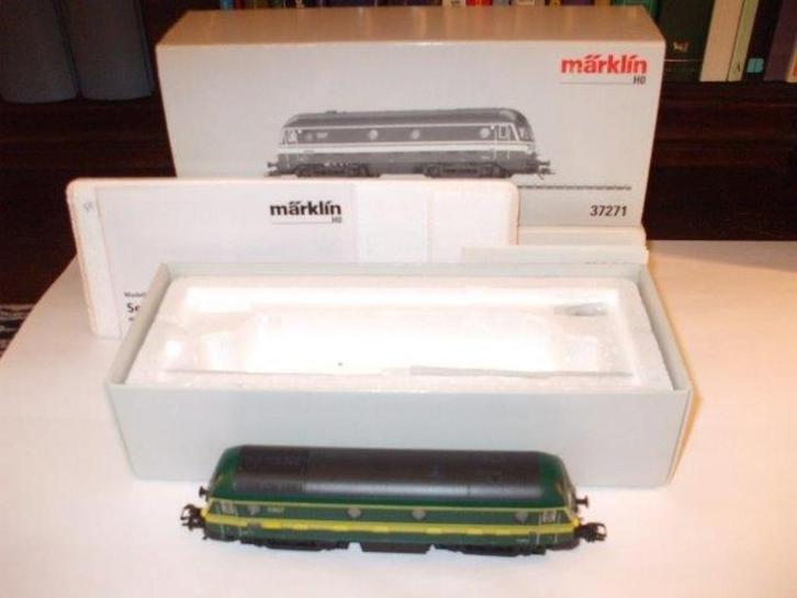 Märklin 37271 dieselloc reeks 59 nummer 5907, Hobby en Vrije tijd, Modeltreinen | H0, Zo goed als nieuw, Locomotief, Gelijkstroom of Wisselstroom