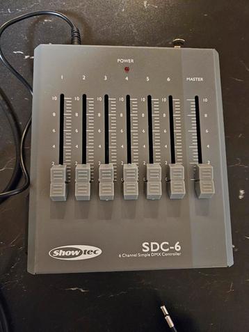 Showtec SDC-6 6-kanaals DMX-controller, Enlèvement ou Envoi, Comme neuf