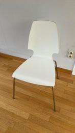 6 witte stoelen - ikea, Ophalen, Zo goed als nieuw, Wit, Hout