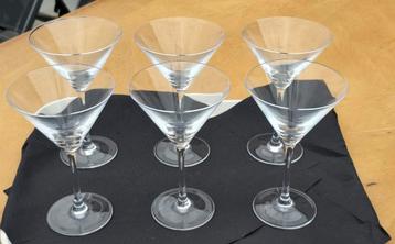 6 verres à cocktail  beschikbaar voor biedingen