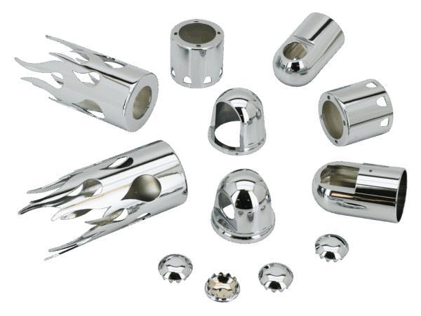 Flame cover voor PS 412 schokdempers, Motoren, Onderdelen | Harley-Davidson, Nieuw, Ophalen of Verzenden