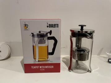 Bialetti theepot met infuser – 600 ml (nieuw) beschikbaar voor biedingen