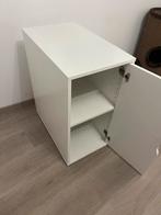 Bureau kastje met legplank, wit, B36 D58 H70, Ophalen, Bureau