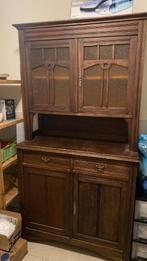 Vintage houten kast, Huis en Inrichting, Kasten | Wandmeubels, Ophalen, Gebruikt, 100 tot 150 cm, Minder dan 150 cm