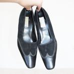 Mooie Leren Högl Pumps s4 (Maat 5/38) € 45,-, Kleding | Dames, Pumps, Verzenden, Zwart, Zo goed als nieuw