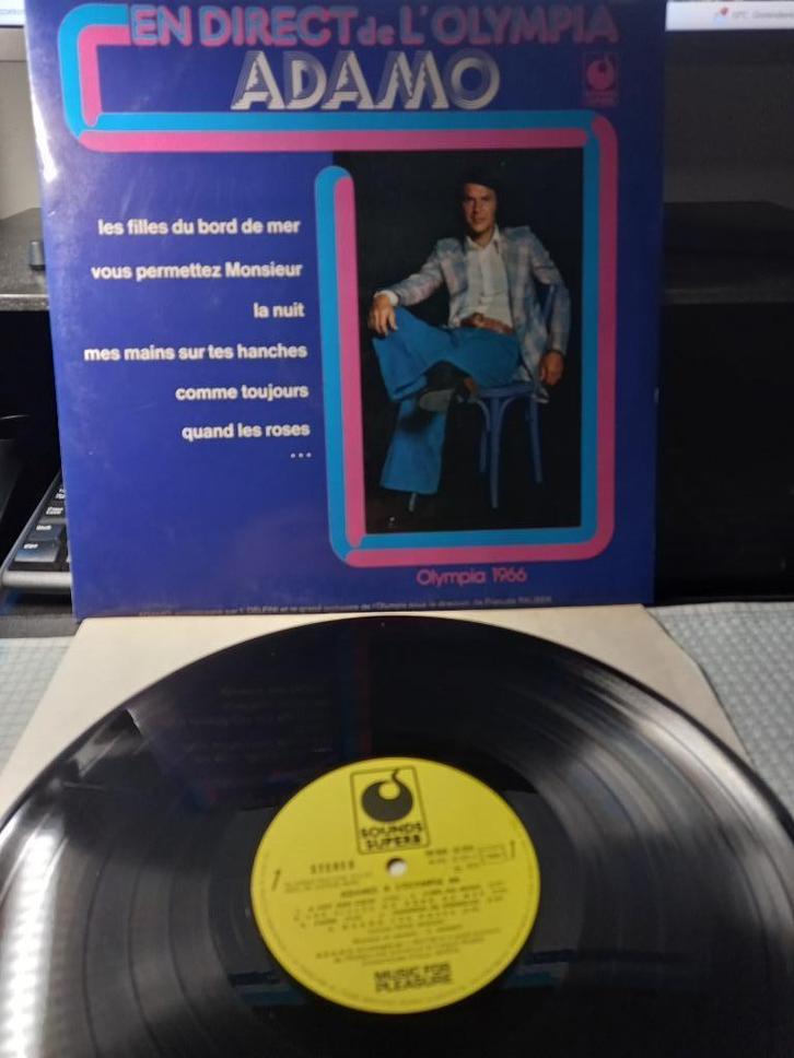 Adamo ‎– En Direct De L'Olympia _ Lp als nieuw, Cd's en Dvd's, Vinyl | Pop, Zo goed als nieuw, 1960 tot 1980, 12 inch, Ophalen of Verzenden