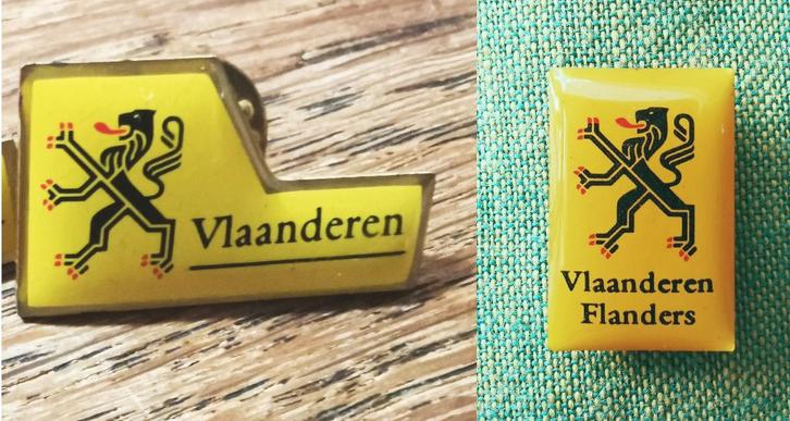 Pin Vlaanderen. Prijs per stuk., Verzamelen, Speldjes, Pins en Buttons, Gebruikt, Speldje of Pin, Stad of Land, Ophalen of Verzenden