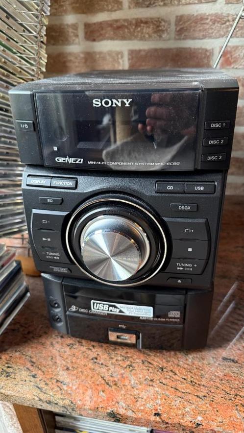 Sony Stereoketen met luidsprekers, Audio, Tv en Foto, Stereoketens, Gebruikt, Cd-speler, Tuner of Radio, Speakers, Sony, MP3-aansluiting