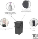 Brabantia Sort & Go Prullenbak | Afvalemmer | Nieuw, Huis en Inrichting, Woonaccessoires | Prullenbakken, Kunststof, -, Verzenden