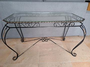 Table basse en fer forgé  beschikbaar voor biedingen