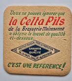 Celta Pils onderzetter Bierviltje Bierdeckel 2, Ophalen of Verzenden, Gebruikt, Viltje(s)