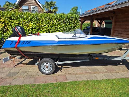 Speedboot met 9.9 PK motor – klein werk, groot plezier, Watersport en Boten, Speedboten, Gebruikt, 3 tot 6 meter, Benzine, Minder dan 70 pk