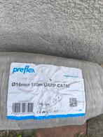 Preflex dia. 16mm, 100M, U/UTP. CAT5E, Doe-het-zelf en Bouw, Elektriciteit en Kabels, Ophalen, Zo goed als nieuw