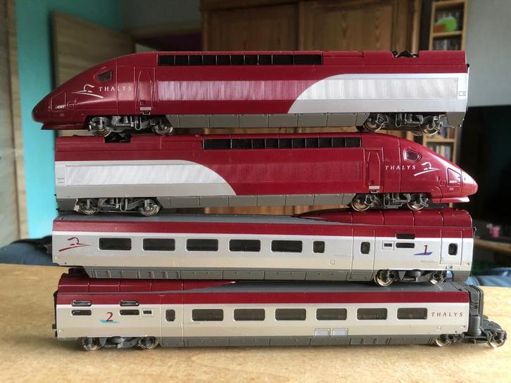 MEHANO SNCB/ SNCF THALYS RAME 4341 HO, Hobby en Vrije tijd, Modeltreinen | H0, Gebruikt, Gelijkstroom, Analoog, Verzenden